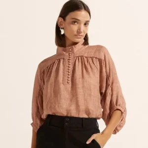 Zoe Kratzmann Adage Top - Rust Discount