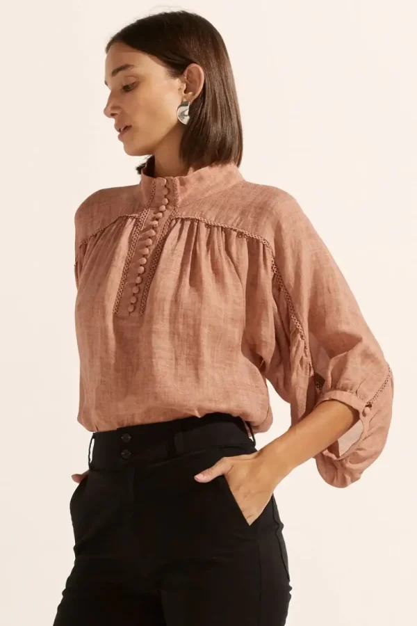 Zoe Kratzmann Adage Top - Rust Discount