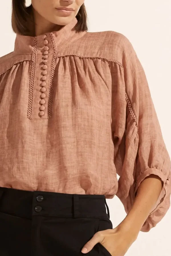 Zoe Kratzmann Adage Top - Rust Discount