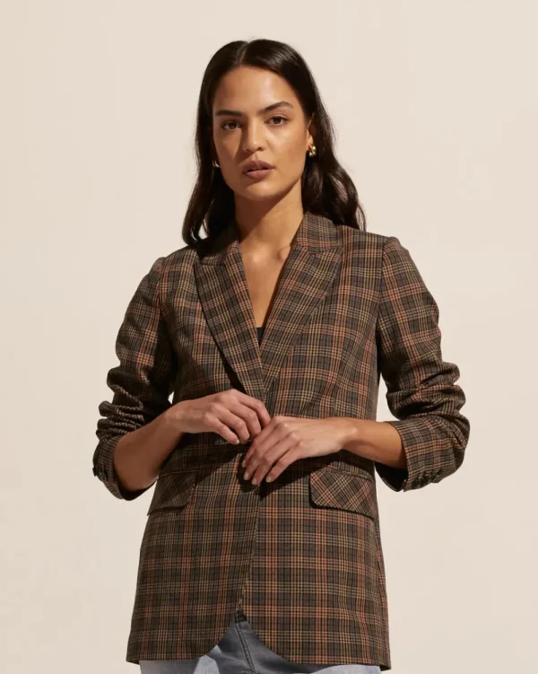 Zoe Kratzmann Index Jacket -Toasted Check Clearance