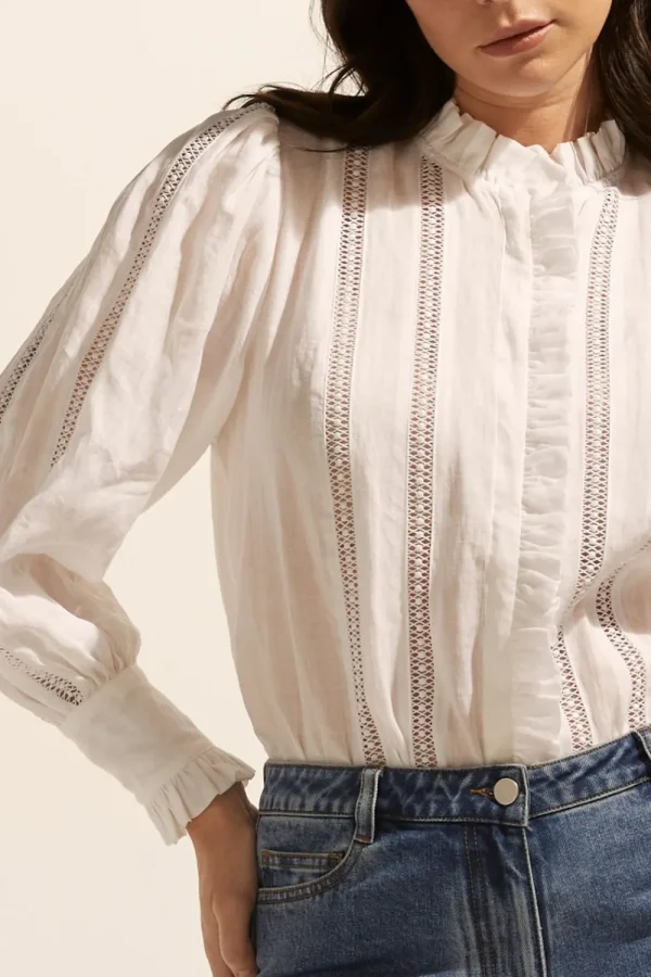 Zoe Kratzmann Swoon Top - Porcelain Fashion