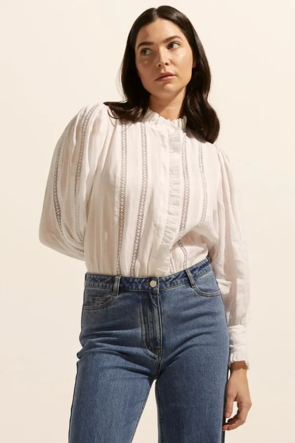 Zoe Kratzmann Swoon Top - Porcelain Fashion