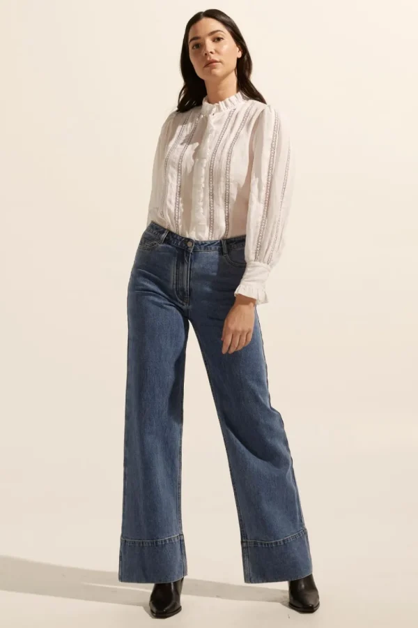 Zoe Kratzmann Swoon Top - Porcelain Fashion