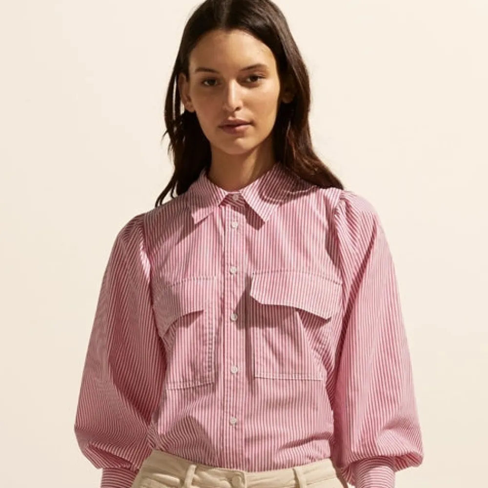 zoe_kratzmann_underpin_to_0.webp Zoe Kratzmann Underpin Top - Magenta Stripe Fashion
