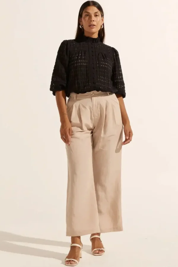 Zoe Kratzmann Wayfarer Top - Black Window Hot