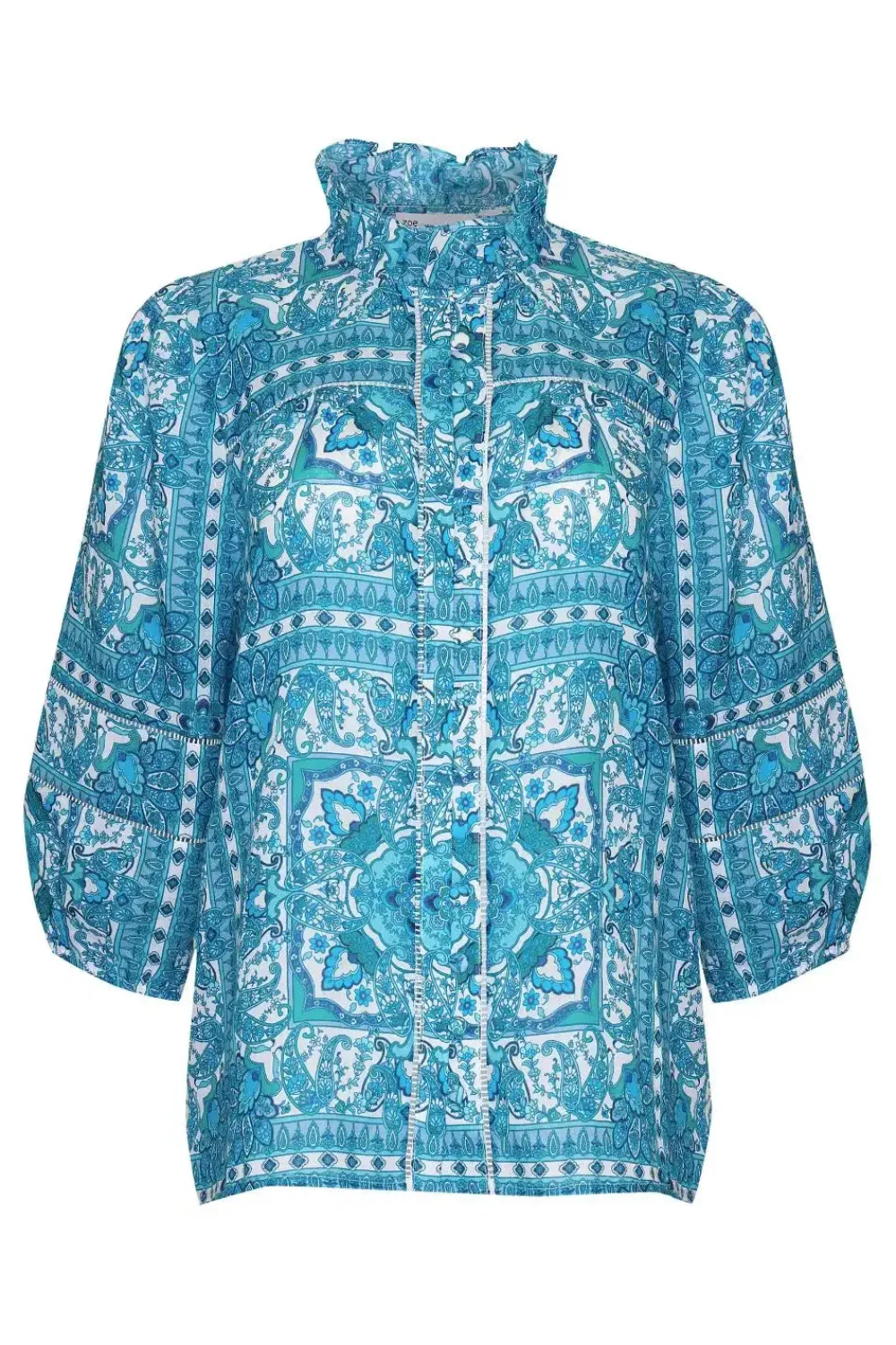 zoe_kratzmann_wayfarer_to_1.webp Zoe Kratzmann Wayfarer Top - Sapphire Tile New