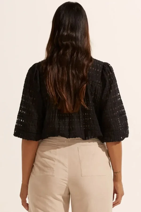 Zoe Kratzmann Wayfarer Top - Black Window Hot