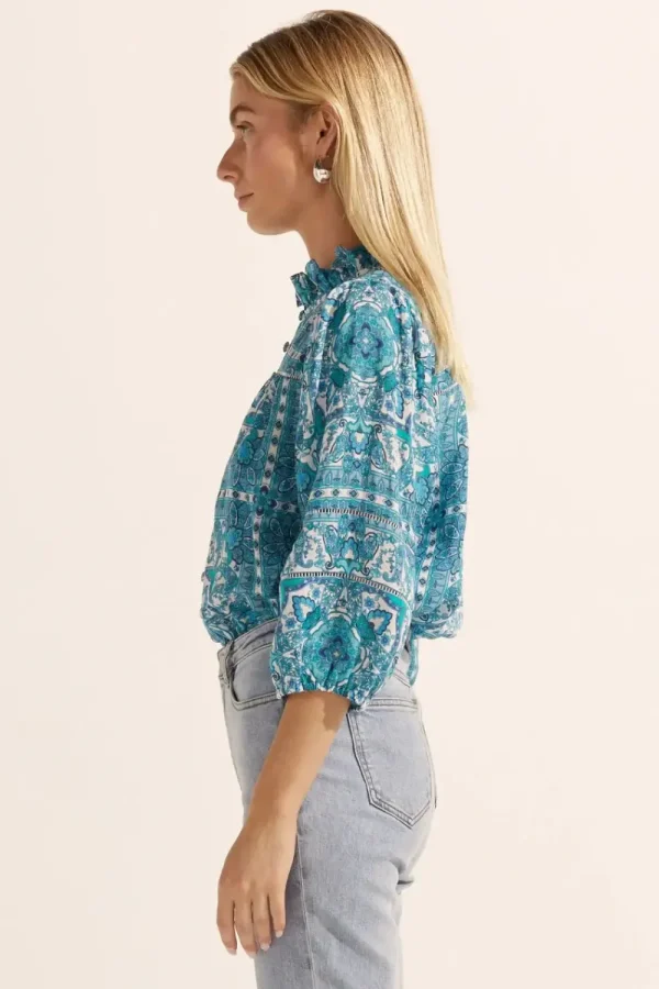 Zoe Kratzmann Wayfarer Top - Sapphire Tile New